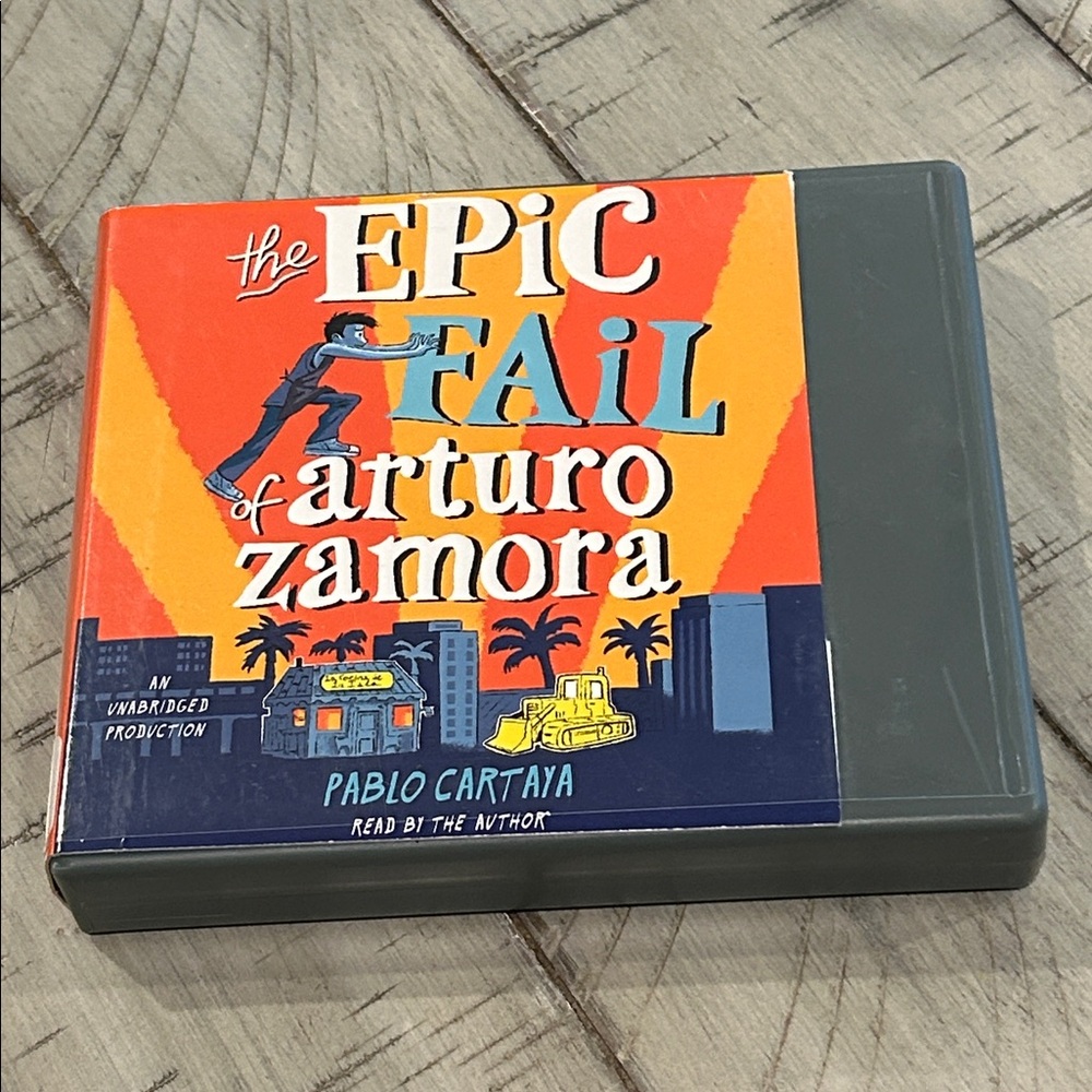 AudioBookThe Epic Fail of Arturo Zamora -- Recorded Book By Pablo Cartaya  5 CDs